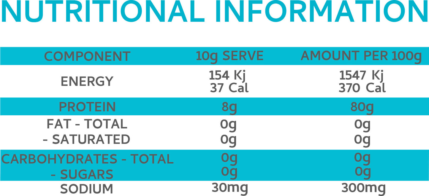 COLLAGEN (100% Hydrolysed Bovine Collagen Peptides)